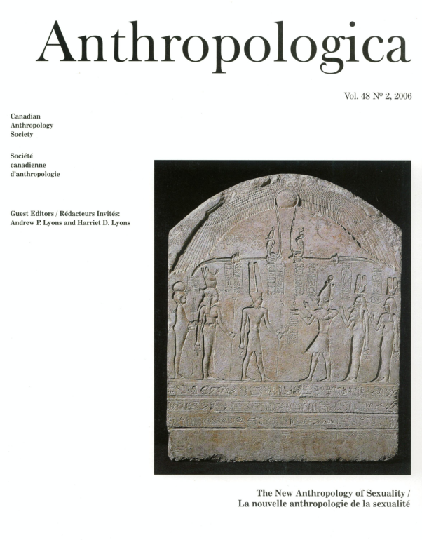 					View Vol. 48 No. 2 (2006): The New Anthropology of Sexuality
				