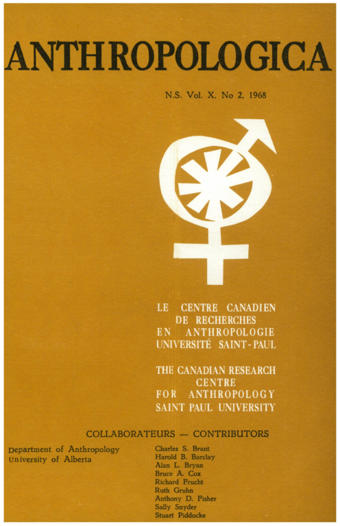 					View Vol. 10 No. 2 (1968)
				